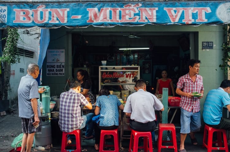 A common Culinary scene in HCMC